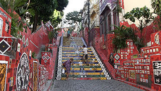 ブラジル/リオ・デ・ジャネイロ/エスカダリア・セラロン(セラロンの階段)