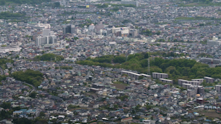 日本/神奈川/秦野市街俯瞰