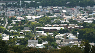 日本/神奈川/湘南の街並み街俯瞰(湘南平からの眺め)