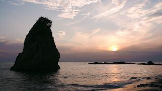 日本/神奈川/立石海岸/タイムラプス