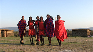 ケニア/マサイマラ国立保護区/マサイ族